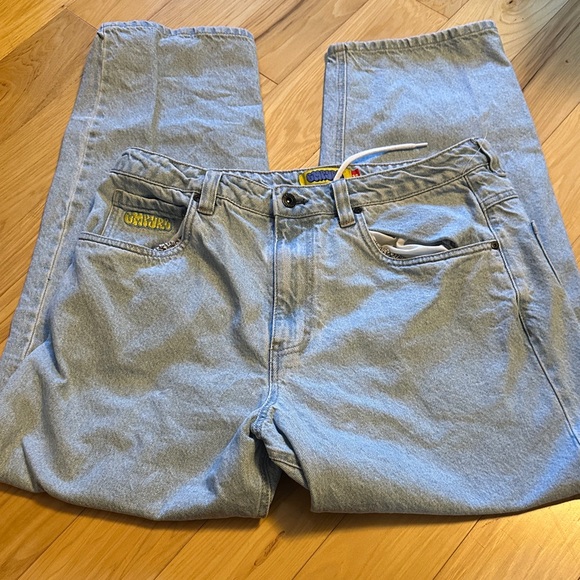 Empyre Other - Empyre ultra loose fit light wash denim skate jeans.